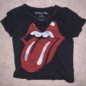 Rolling Stones V-cut Graphic Tee